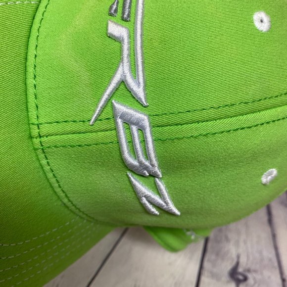 TAYLORMADE RBZ Golf Hat Cap Stretch Fit Men Size L/XL Green - DISCOLORATION LOOK - Picture 12 of 15